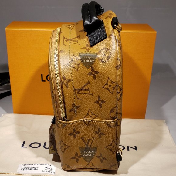 Palm Springs Mini Reverse Monogram Backpack M44872 - Picture 5 of 11